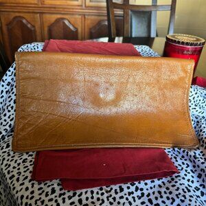 Clutch by Teek - Orr -  Genuine Leather - Vintage